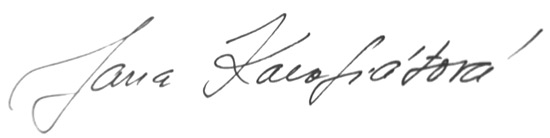 podpis jana